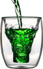 Batman Joker Inverted Head Shape Drinking Glass 150ml