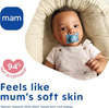 MAM Original Night Soother Twin Pack Rocket and Stars Glow in the Dark 6 Months+