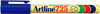 12 Pack of Artline 725 Permanent Marker Pens Blue 0.4mm Super Fine Tip