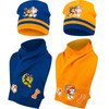 Paw Patrol Boys Hat and Scarf Set with Chase and Marshall Ages 3+