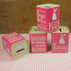 Rufus Rabbit Tin Money Boxes for Girls and Boys