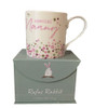 Rufus Rabbit Bone China Mug in Presentation Box