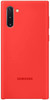 Original Samsung Silicone Cover for Samsung Galaxy Note 10 Red