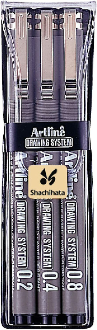 Artline drawing system pen - black 0.5 mm writing width