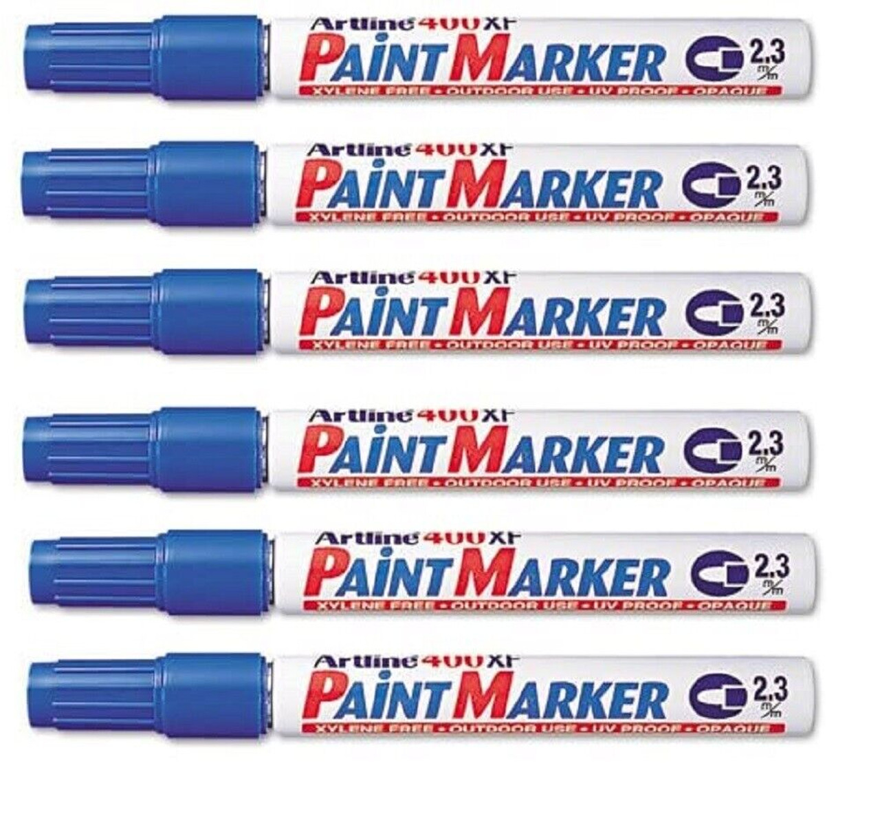 Artline 400XF Paint Marker Pen - 2.3mm Bullet Nib - Black