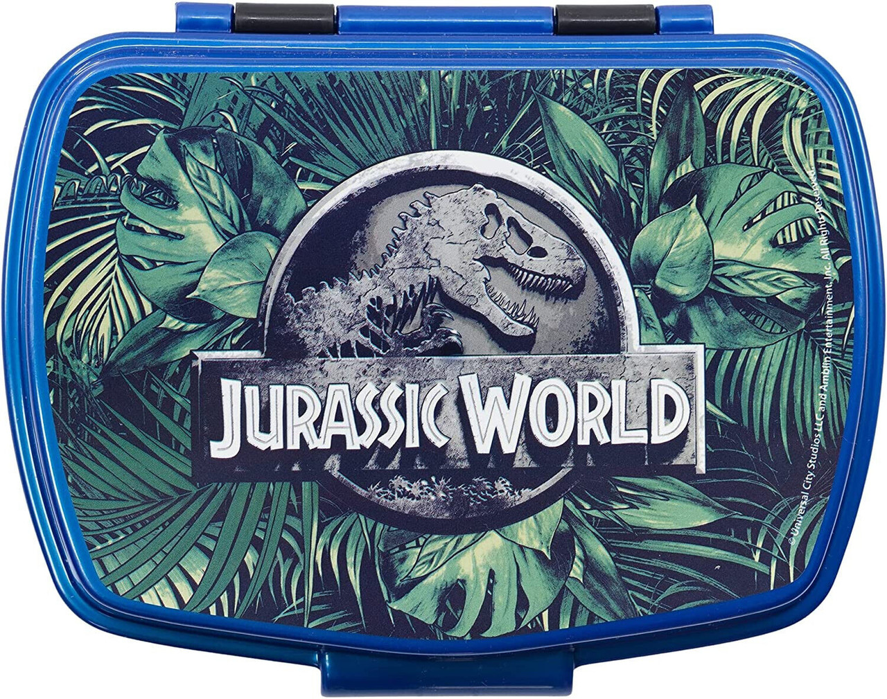 Jurassic World Dinosaur Small Sandwich Lunch Box Big White