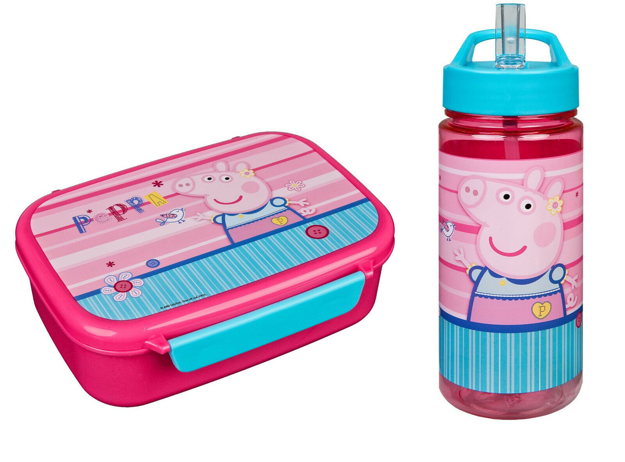 Peppa Pig Lunch box + aluminium bottle set 500ml