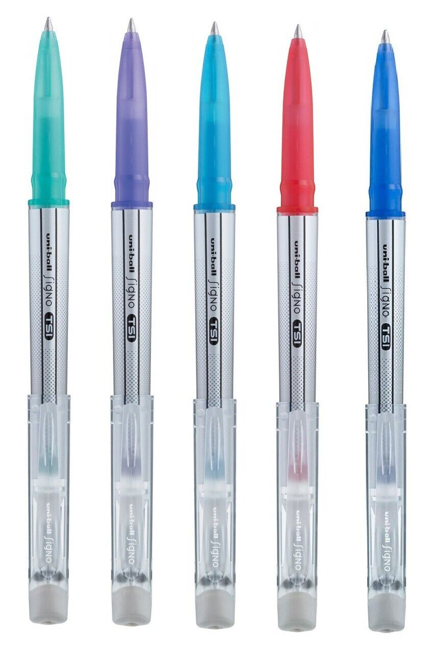 Uni-Ball Signo TSI Uf-220–07 Gelstift, 0,7 Mm, Grün – Thermoradierbar, 3er Pack | Schreiben, Radieren, Neu Beschreiben