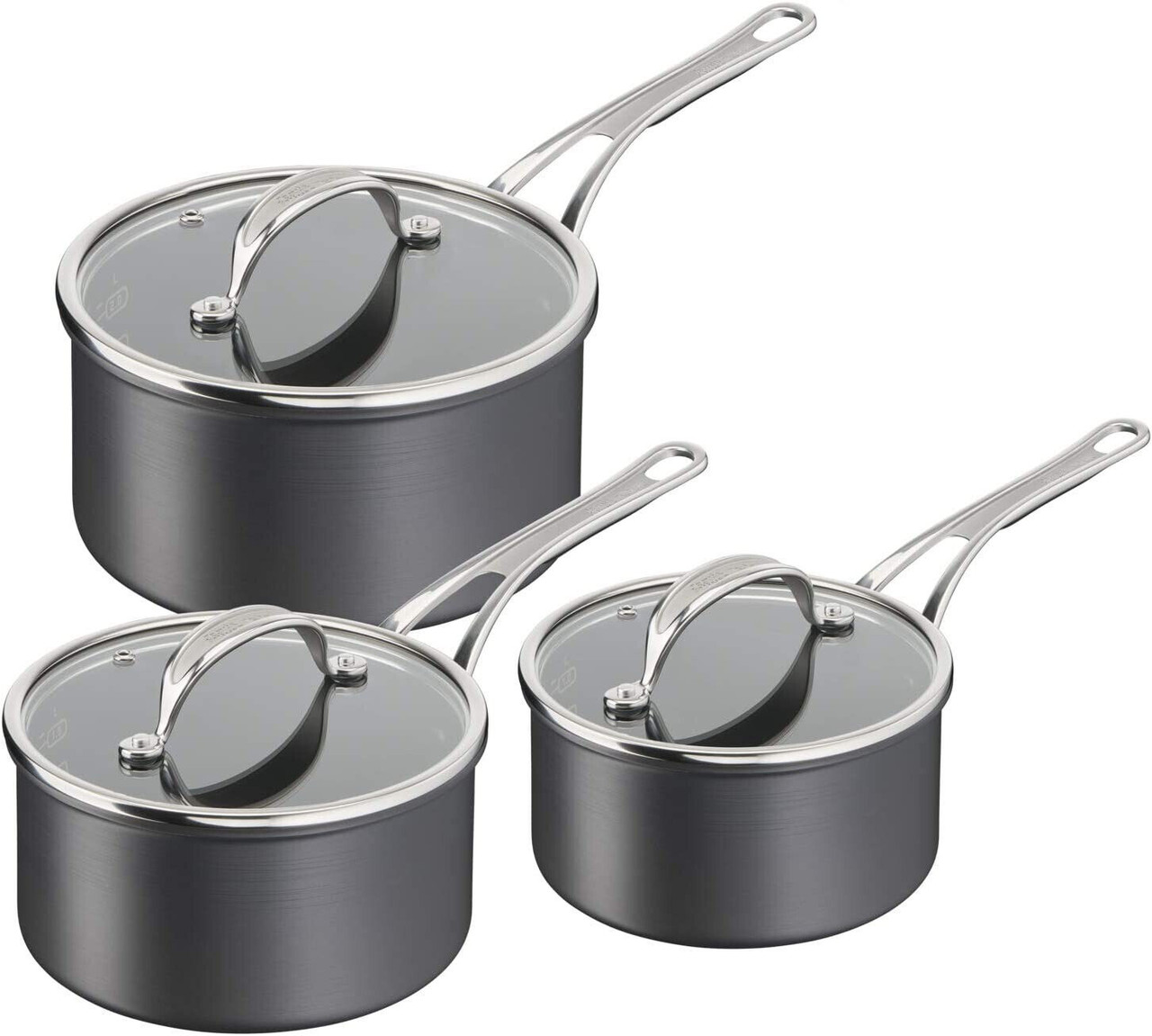 Tefal H9125S44 Jamie Oliver, 5pc Set, Hard Anodised, Aluminium