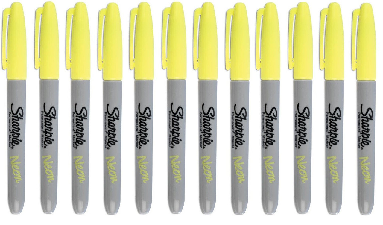 Sharpie Fine Point Permanent Marker - Supersonic Yellow