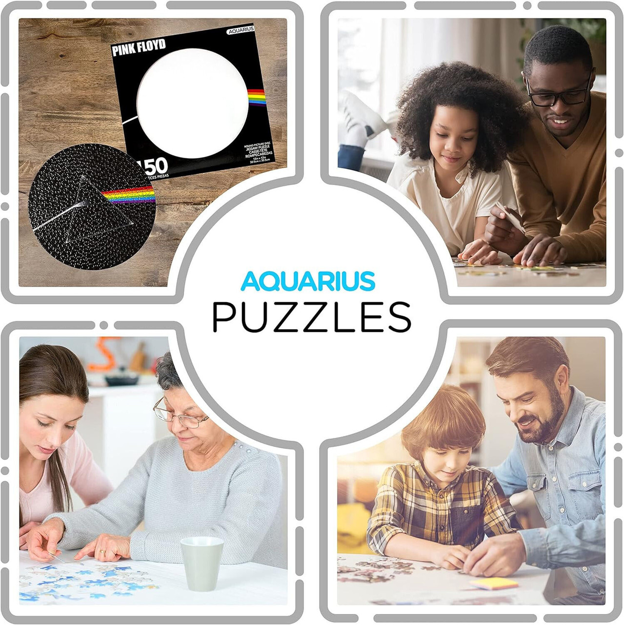 Pink Floyd Dark Side of the Moon Record Disc Puzzle (450 Piece