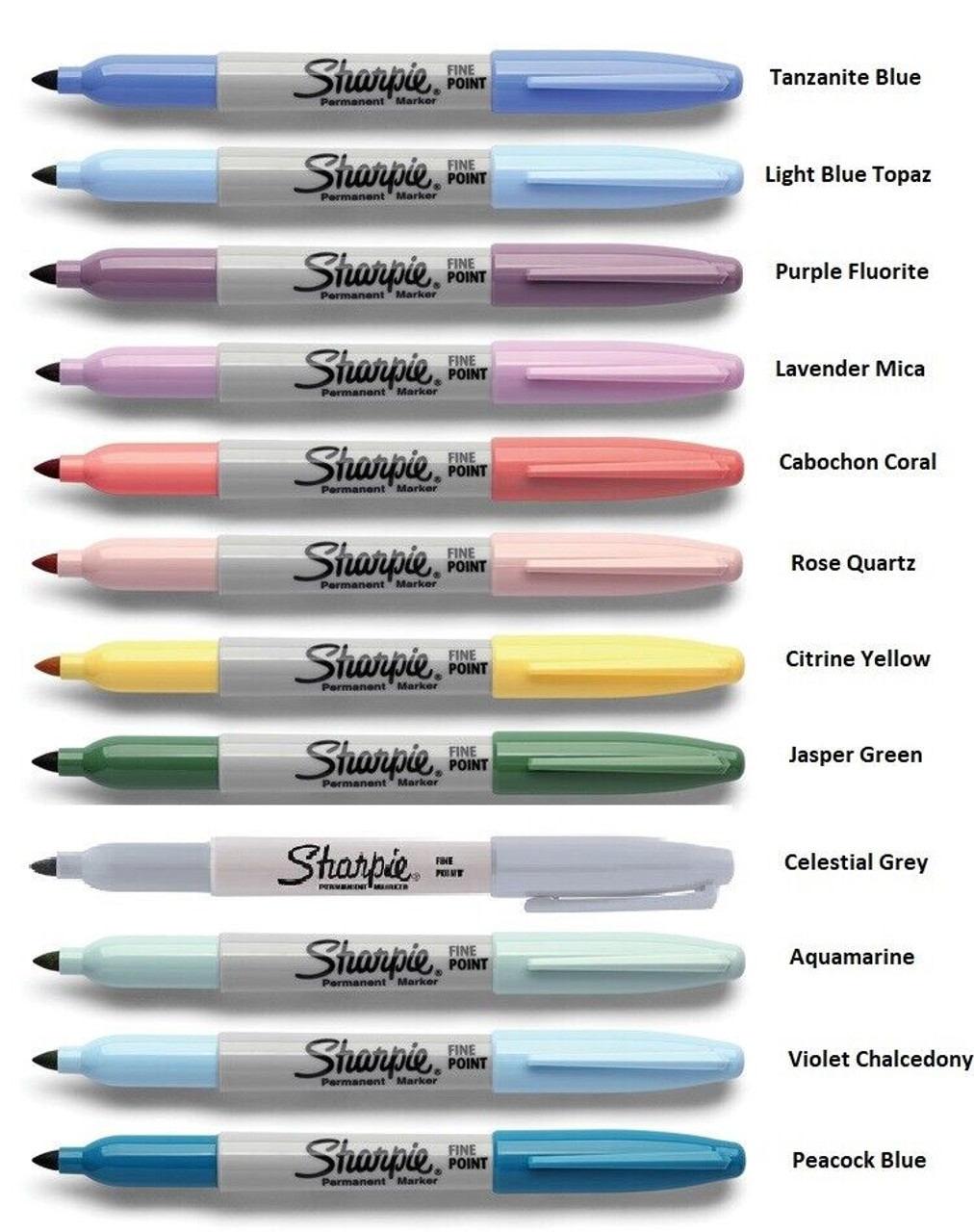  Sharpie Fine Point Permanent Marker Celestial Grey : Office  Products