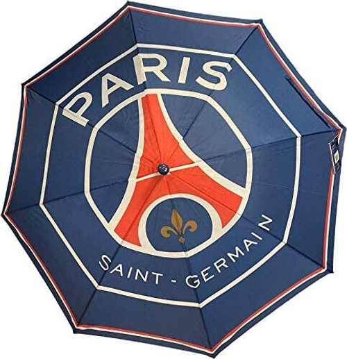 Paris St Germain Official Large Automatic Fabric Umbrella 27" (70cm) Blue