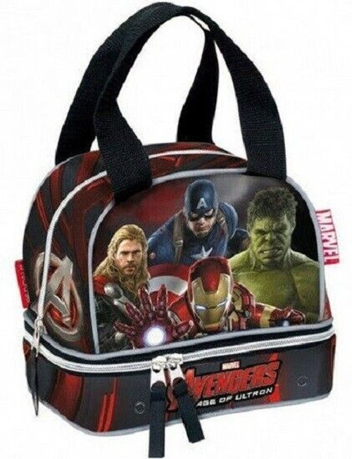 Avengers Twin Compartment Lunch Bag with Handles