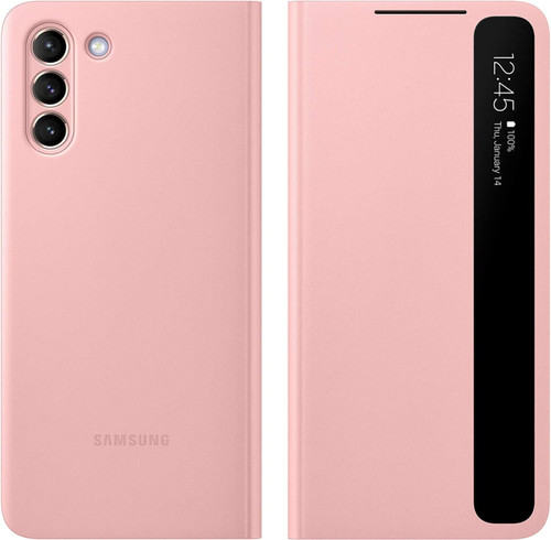 Original Samsung Galaxy S21+ /S21+ 5G Smart Clear View Cover Pink