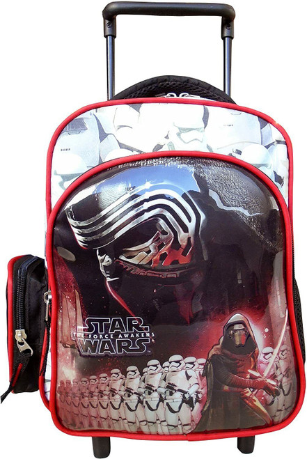 Star Wars Small Compact Wheeled Trolley Red / Black