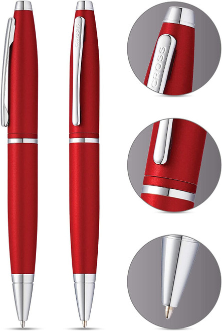 Cross Calais Matte Metallic Crimson Ballpoint Pen AT0112-19