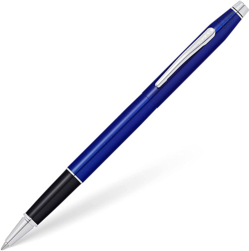 Cross Classic Century Blue Lacquer Rollerball Pen with Chrome ‎AT0085-112