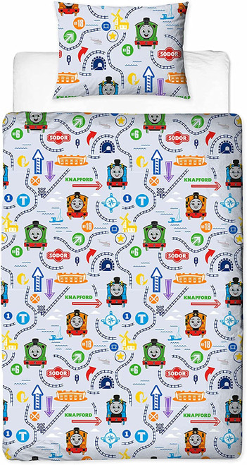 Thomas and Friends Polyester Duvet Set Single Size (U.S Twin) 140cm X 200cm