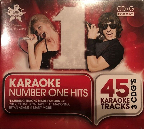Karaoke CD+G 45 Number One Hits on 3 CDG's