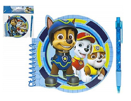 Paw Patrol Spiral Notebook and Ballpoint Pen