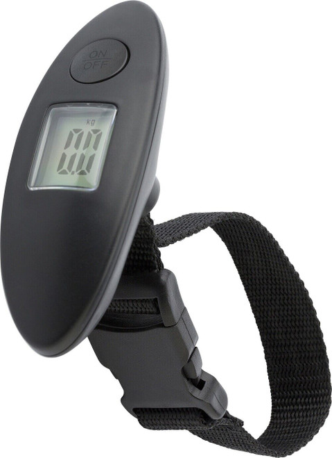 Digital Luggage Scale Small and Compact Kg and Lbs Black