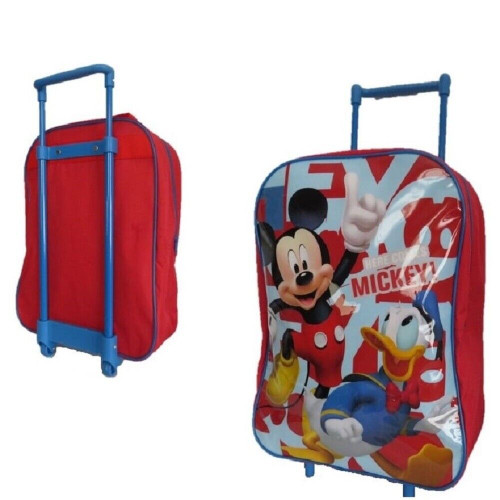 Mickey Mouse and Donald Duck Wheeled Travel Trolley