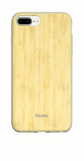 Evutec AER Series Wood iPhone 8+, 7+, 6 PLUS Case Bamboo with AFIX Mount