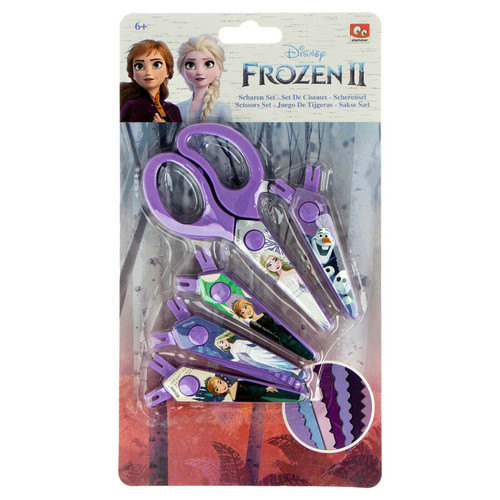 Disney Frozen II Scissor Set with 5 Different Cutting Attachments