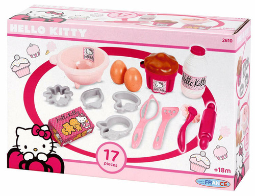 Hello Kitty 17 Piece Baking Accessories Kit Ecoiffier