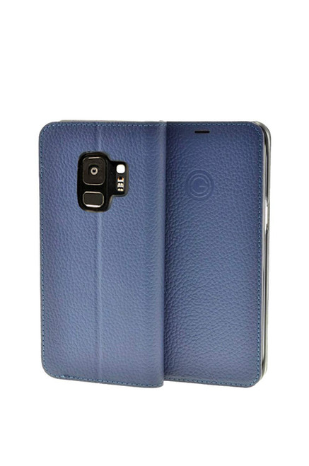 Mike Galeli Marc Leather Folio Case for Samsung Galaxy S9 Night Blue