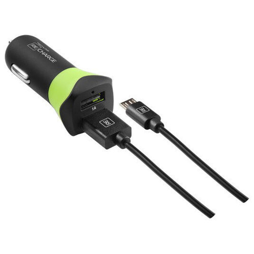Techlink Recharge Dual Port in Car Charger with 2.4A and 1A + Micro USB Cable