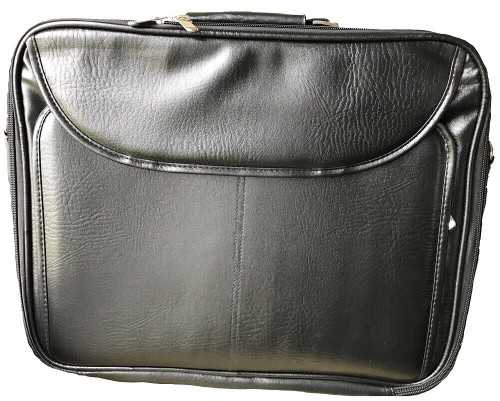 Leather Style PU Laptop Bag for 17" Widescreen Laptop Computers Black