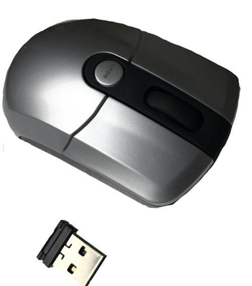 Cordless Compact Optical Laptop Mouse with Nano USB Adapter