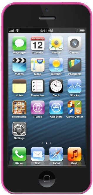 XtremeMac Microshield Pink Thin Ultra Slim Cover for iPhone 5S and 5