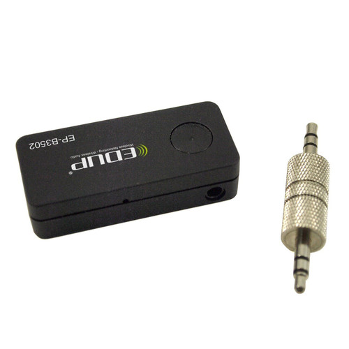 Car Wireless Bluetooth Music Receiver with 3.5mm Aux In Jack Connection