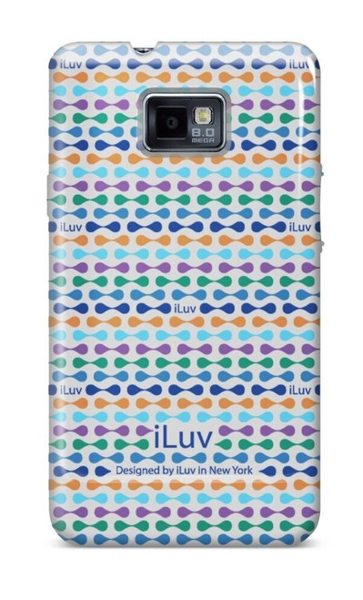 iLuv iSS222 Samsung Galaxy SII Hard Shell Case with Patterns 2 Colours