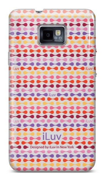 iLuv iSS222 Samsung Galaxy SII Hard Shell Case with Patterns 2 Colours