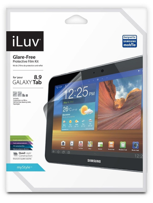 iLuv Samsung Galaxy TAB 8.9" and 10.1" Twin Pack of Screen Protectors