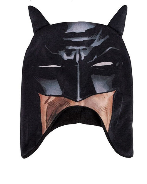 Batman One Size Soft Fleece Hat Black