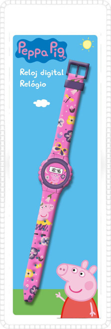 Peppa Pig Digital Watch Pink with Pink Silicon Strap