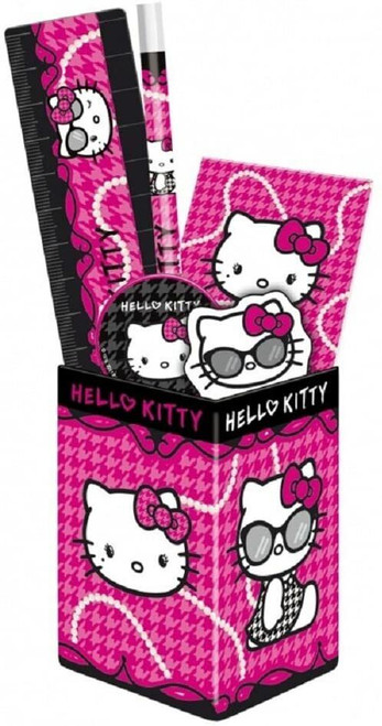 Hello Kitty Ultimate Stationery Kit with 5 Pieces and Holder