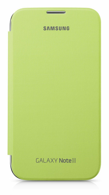 Samsung Genuine Original Protective Flip Cover for Galaxy Note 2 Green