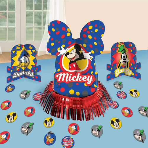 Mickey Mouse Party Table Decoration Set with Pop Ups and 30 Decorations