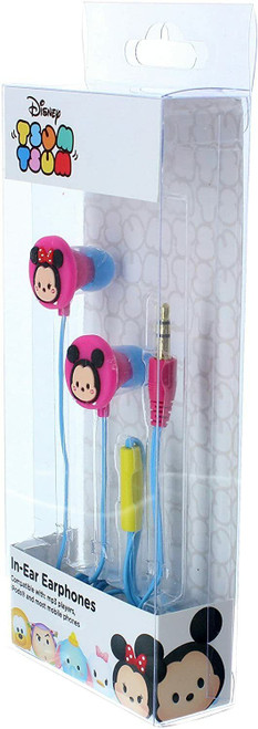 Disney Tsum Tsum Pink In Ear Headphones with 3.5mm Jack for Phone or MP3