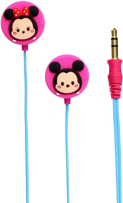 Disney Tsum Tsum Pink In Ear Headphones with 3.5mm Jack for Phone or MP3