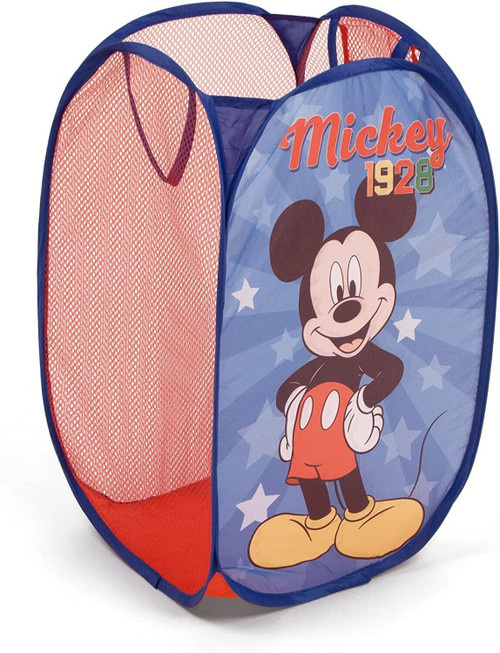 Mickey Mouse Square Pop Up Storage Basket Blue