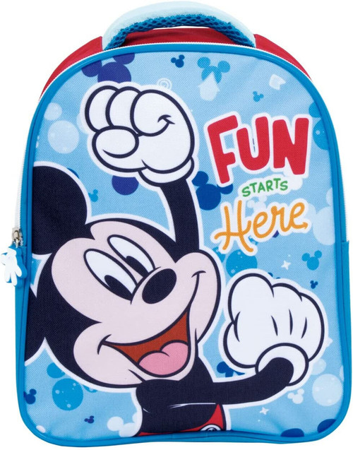 Mickey Mouse Small and Light Backpack 11" X 9" (28cm X 23cm) Blue