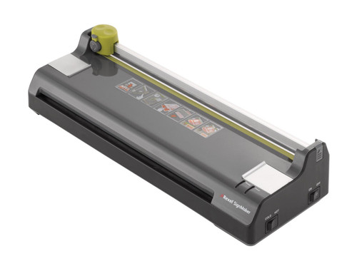 Rexel SignMaker Laminator ,Simple Single Switch Start Up and Built in Trimmer