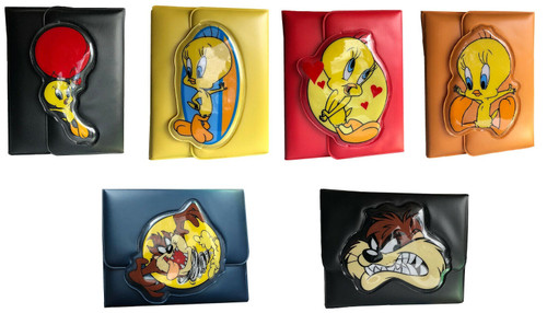 Looney Tunes PVC Wallets with 3D Image Tweety or Taz